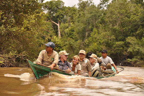 Harrison Ford and team, Lone, and CEO of BOS Foundation visit Pre-Release Island